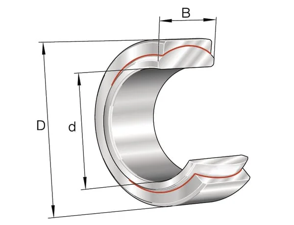 INA FAG - GE12UKINA - Radial Spherical Plain Bearing 12x22x10/7mm INA FAG