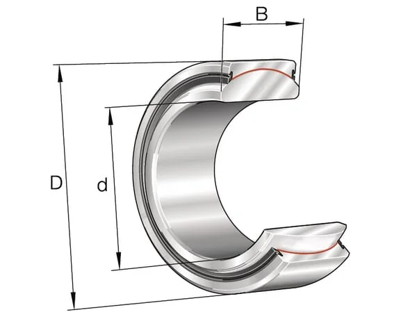 INA FAG - GE35UK2RSAINA - Radial Spherical Plain Bearing 35x55x25/20mm, INA FAG