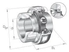 INA FAG - GE80KRRB - INA Bearing Insert
