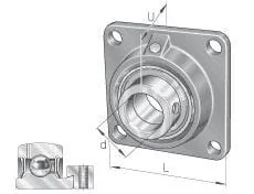 INA FAG - GGCJ09 - Bearing Housing