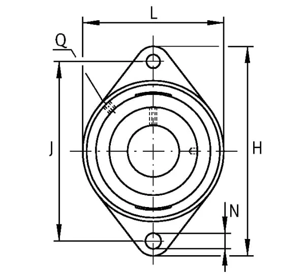 INA FAG - GGCJT07N - Bearing Housing For PCJT/RCJT Type