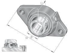 INA FAG - GGCJT09 - Gg CJT Bearing Housing
