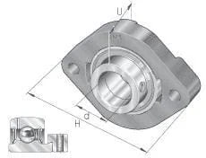 INA FAG - GGGLCTE03 - Bearing Housing
