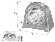 INA FAG - GGSHE10INA - Bearing Housing