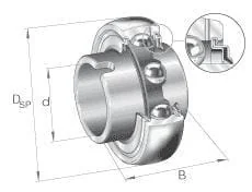 INA FAG - GLE30KRRB - Spacer Bearing Pick-Up