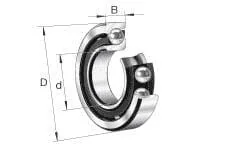 INA FAG - L17TVP - Bearing 7x40x10mm INA FAG