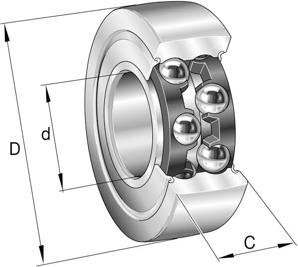 INA FAG - LR2082RSR - Track Roller Bearing