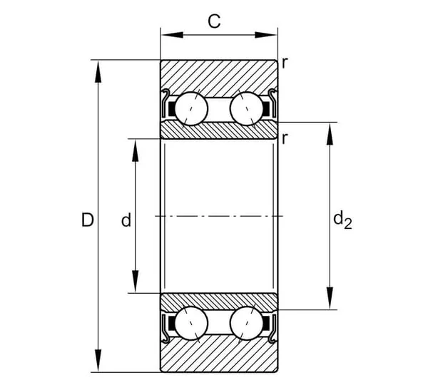 INA FAG - LR52032Z - Track Roller Bearing