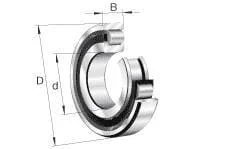 INA FAG - N304EXLTVP2 - Cylindrical Roller Bearing