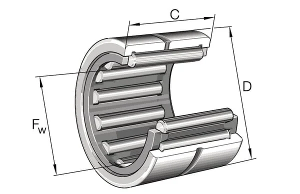 INA FAG - NK4520 - Needle Bearing Solid NK