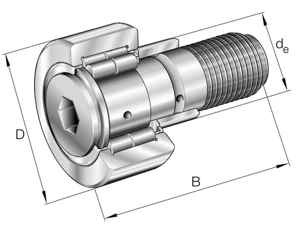 INA FAG - NUKRE52ANMT - Stud Type Track Roller