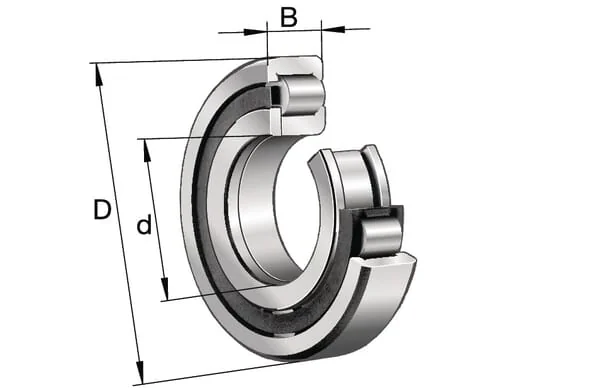 INA FAG - NUP204ETVP2 - Cylindrical Roller Bearing