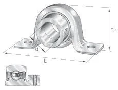 INA FAG - PB12 - Sheet Steel Pillow Block Unit