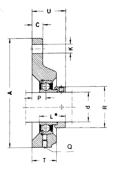 INA FAG - PCFTR35 - Bearing Set