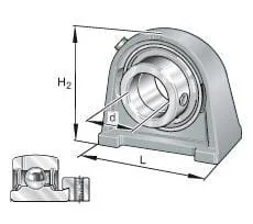 INA FAG - PSHE30 - Bearing Block PSHE 30 NTN 12MM