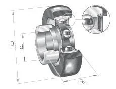 INA FAG - RABRB2562FA106 - Bearing Insert 25x62.2x20.8mm INA FAG