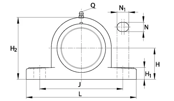 INA FAG - RASEY35TVVA - Plastic Bearing Cover KLV