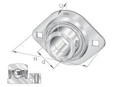 INA FAG - RAT35 - Bearing Block