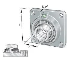 INA FAG - RCJ55 - Housing Unit Rcj