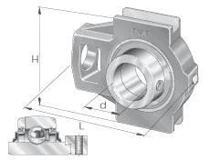 INA FAG - RTUE25XL - Take-up Bearing Unit