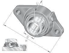 INA FAG - TCJT50N - Housing Unit Tcjt