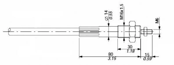 Indemar - AKCZ750 - Control Cable AK-CG 750mm