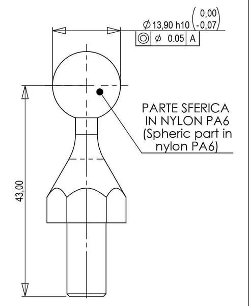Indemar - IMCL93717 - Fixed Ball End IMCL Joystick