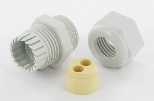 Jacob - HSKKMULTIPG162X6 - Cable Gland Grey PG16 2x6