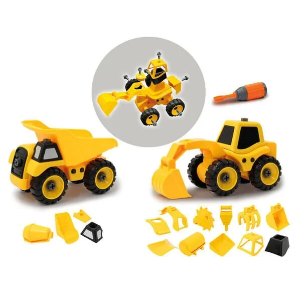 Jamara - JA405168 - Construction Vehicles Set 9in2