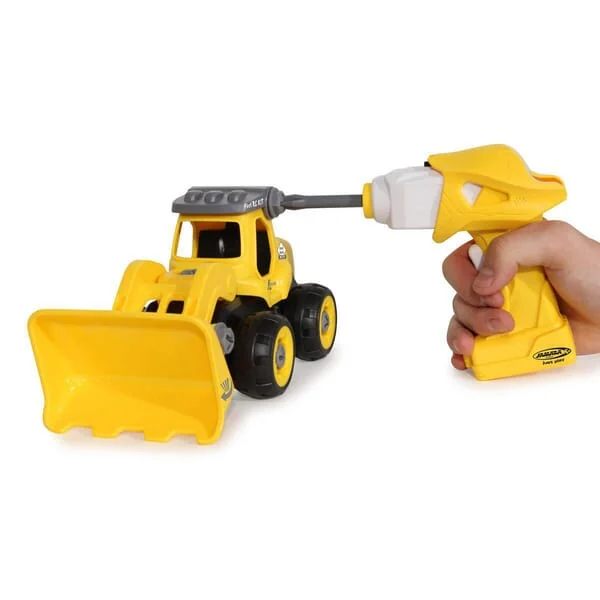 Jamara - JA405225 - Wheel Loader First RC Kit 27-Part With Cordless Screwdriver