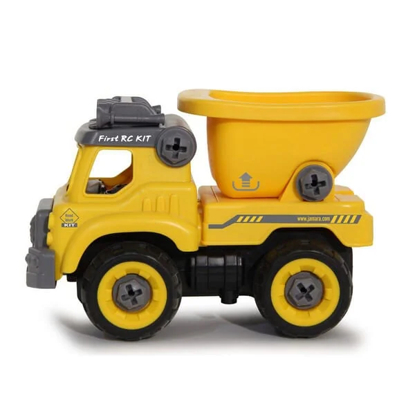 Jamara - JA405226 - Dump Truck First RC Kit 27-Part With Cordless Screwdriver