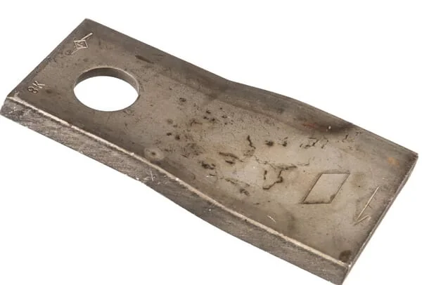 JF - 8113800062 - Mower Blade RH 114x48x4mm Bore Diameter 19mm Suitable For Kongskilde JF/Stoll