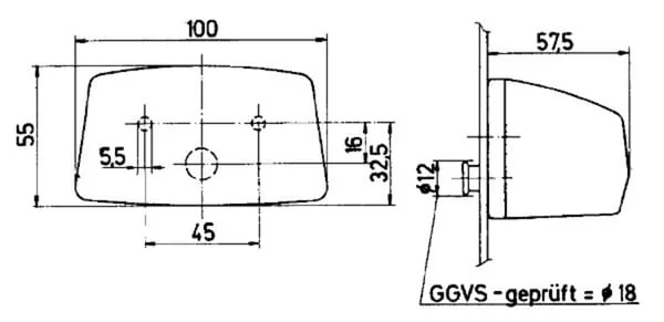 Jokon - 134006100 - License Plate Light Jokon