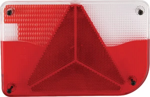 Jokon - 190070120 - Light Lens, Red/Transparent, Rectangular Rear/Right