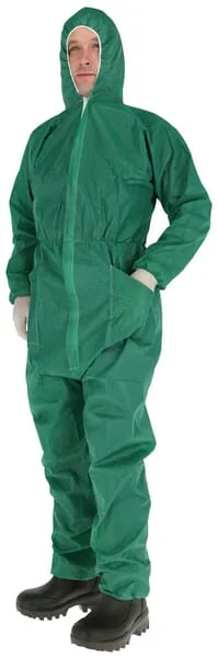 Kerbl - 34384KER - Disposable Overalls XXL, Green, 70gr
