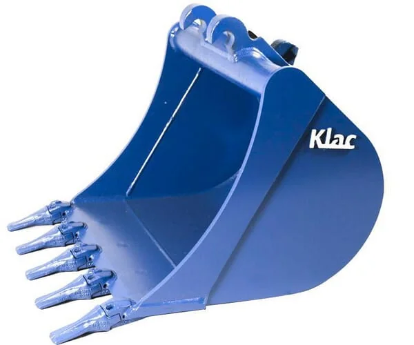Klac - TSC4025AD6B - Backhoe Bucket C/C4 250mm Klac System With Esco Teeth V13