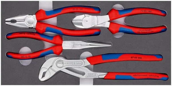 Knipex - TA002001V17 - Tool-Kit Basic Chrome
