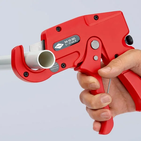 Knipex - TA9410185 - Pipe Cutter for Plastic Pipes