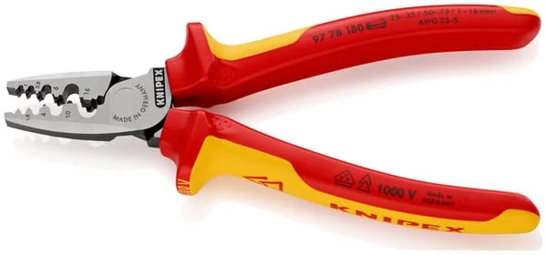 Knipex - TA9778180 - Crimping Pliers For End Sleeves