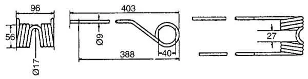 Kramp - 0009024832KR - Rotary Tine CCW
