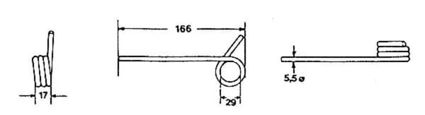 Kramp - 0009317041KR - Pick-up Tine Bautz