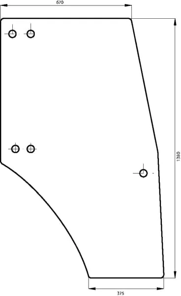 Kramp - 00097700040N - Kramp Door Frame