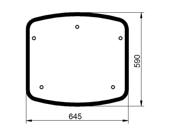 Kramp - 00111010020N - Kramp Roof Window