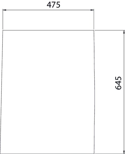 Kramp - 0011171681N - Front Window Lower