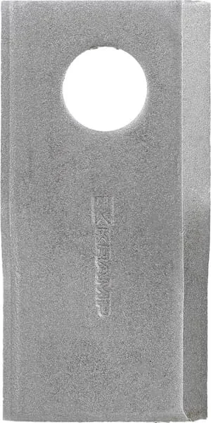 Kramp - 001466902KR - Left Mower Blade 96x48x4 mm Hole Diameter 19 mm, Suitable for Krone, 25 Pieces