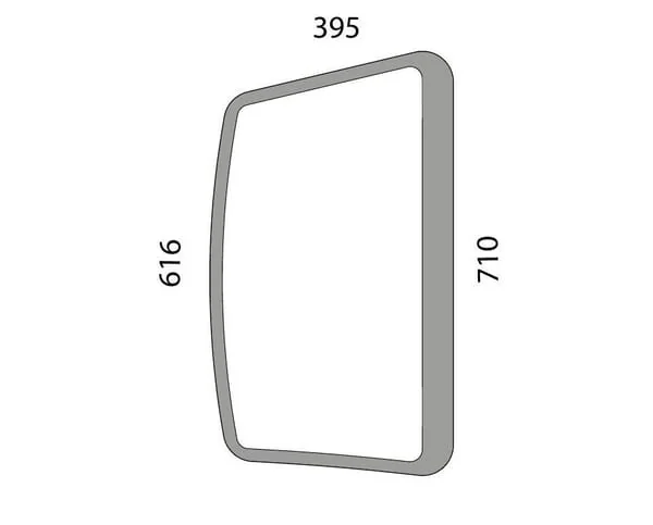 Kramp - 00148850010N - Side Window