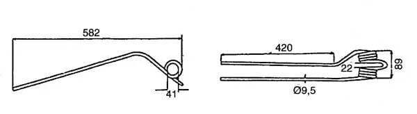 Kramp - 001536461KR - Rotary Tine CCW Outside