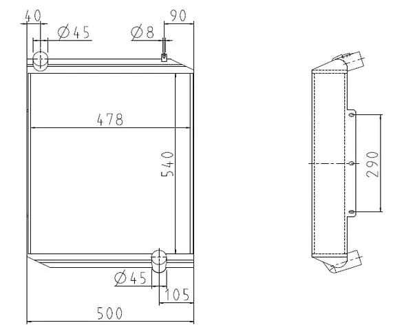 Kramp - 001974134N - Radiator