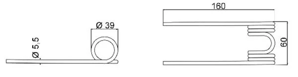 Kramp - 009380530N - Pick-Up Tine (Turbo)