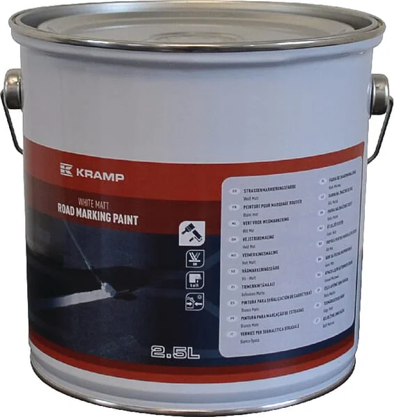 Kramp - 018294097258BKR - Road Marking Paint Yellow 2.5l